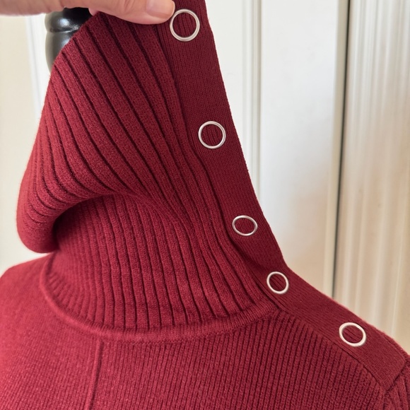 Cabi Pushover Pullover Size XS Burgundy / Red - Picture 3 of 5